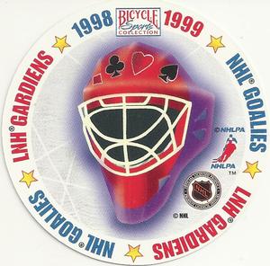 1998-99 Bicycle NHL Hockey Aces Goalies #K♦ John Vanbiesbrouck Back