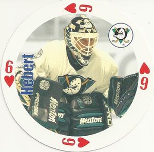 1998-99 Bicycle NHL Hockey Aces Goalies #6♥ Guy Hebert Front