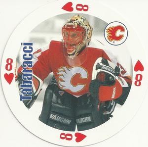 1998-99 Bicycle NHL Hockey Aces Goalies #8♥ Rick Tabaracci Front