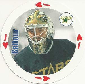 1998-99 Bicycle NHL Hockey Aces Goalies #J♥ Ed Belfour Front