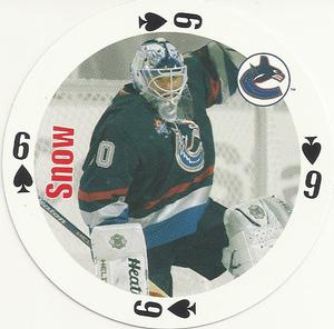 1998-99 Bicycle NHL Hockey Aces Goalies #6♠ Garth Snow Front