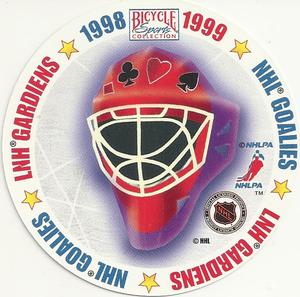 1998-99 Bicycle NHL Hockey Aces Goalies #8♠ Craig Billington Back