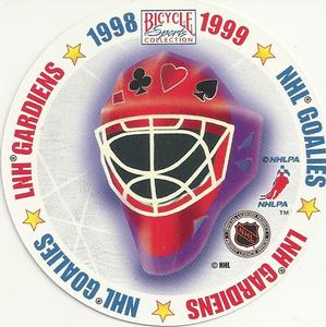 1998-99 Bicycle NHL Hockey Aces Goalies #JOKER Western Conference Back