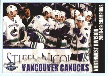 2009-10 Panini Stickers #6 Vancouver Canucks Front