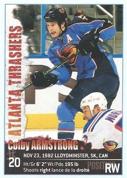 2009-10 Panini Stickers #15 Colby Armstrong Front