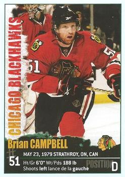 2009-10 Panini Stickers #185 Brian Campbell Front