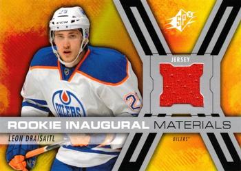 2014-15 SPx - Rookie Inaugural Materials Jersey #RPM-LD Leon Draisaitl Front