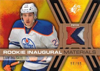 2014-15 SPx - Rookie Inaugural Materials Patch #RPM-LD Leon Draisaitl Front