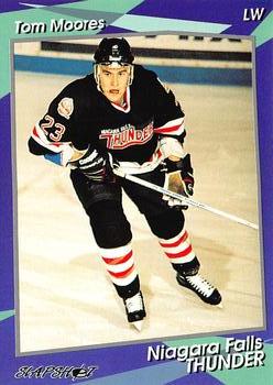 1993-94 Slapshot Niagara Falls Thunder (OHL) #17 Tom Moores Front