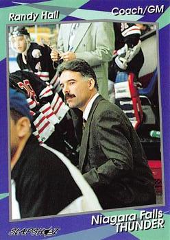 1993-94 Slapshot Niagara Falls Thunder (OHL) #26 Randy Hall  Front