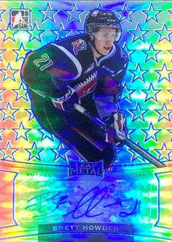 2014-15 In The Game Leaf Metal - Prismatic USA Star #BA-BH3 Brett Howden Front