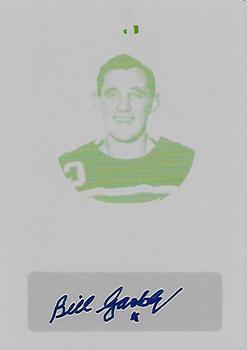 2014-15 In The Game Leaf Metal - Heroes Printing Plates Yellow #MH-BG1 Bill Gadsby Front