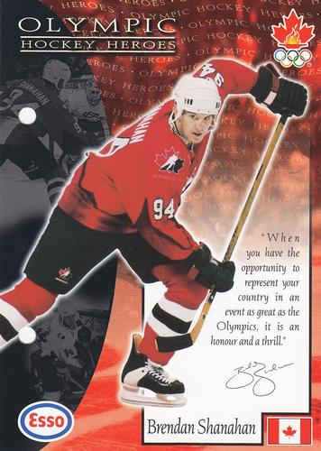 1997 Esso Olympic Hockey Heroes #10 Brendan Shanahan Front
