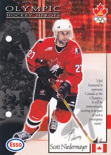 1997 Esso Olympic Hockey Heroes #14 Scott Niedermayer Front