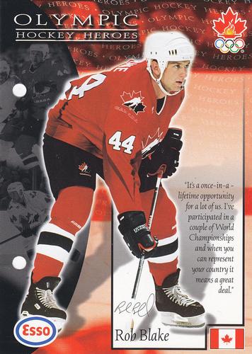1997 Esso Olympic Hockey Heroes #16 Rob Blake Front