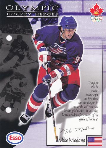 1997 Esso Olympic Hockey Heroes #24 Mike Modano Front