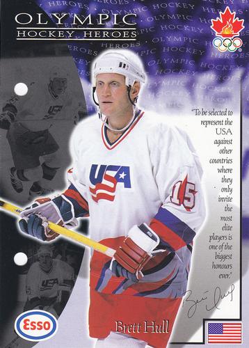1997 Esso Olympic Hockey Heroes #27 Brett Hull Front