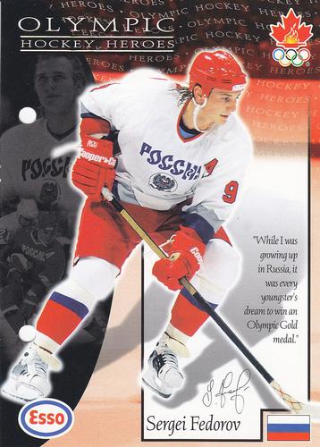 1997 Esso Olympic Hockey Heroes #36 Sergei Fedorov Front