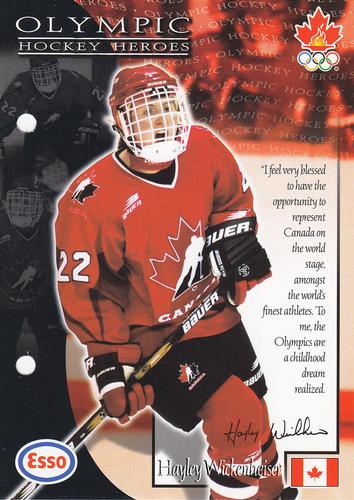 1997 Esso Olympic Hockey Heroes #58 Hayley Wickenheiser Front