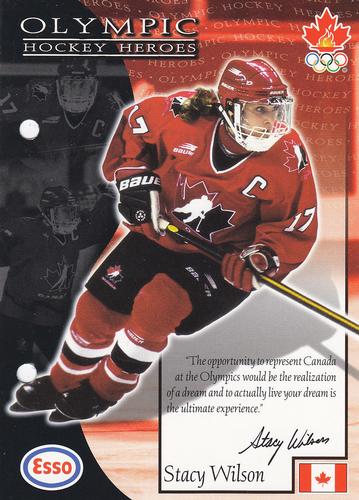 1997 Esso Olympic Hockey Heroes #60 Stacy Wilson Front