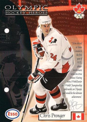 1997 Esso Olympic Hockey Heroes #15 Chris Pronger Front