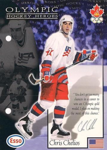 1997 Esso Olympic Hockey Heroes #30 Chris Chelios Front