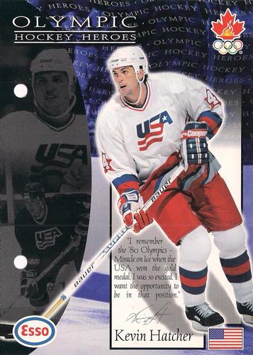 1997 Esso Olympic Hockey Heroes #31 Kevin Hatcher Front