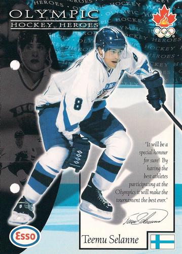 1997 Esso Olympic Hockey Heroes #50 Teemu Selanne Front