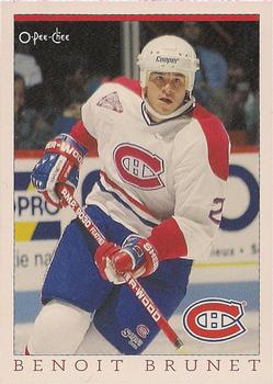1992-93 O-Pee-Chee Montreal Canadiens Hockey Fest #31 Benoit Brunet Front