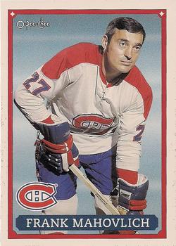 1992-93 O-Pee-Chee Montreal Canadiens Hockey Fest #39 Frank Mahovlich Front