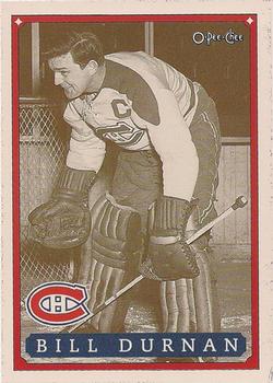 1992-93 O-Pee-Chee Montreal Canadiens Hockey Fest #47 Bill Durnan Front