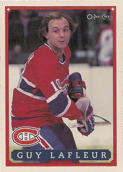 1992-93 O-Pee-Chee Montreal Canadiens Hockey Fest #57 Guy Lafleur Front