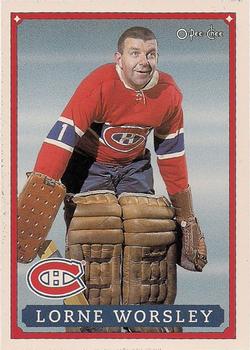 1992-93 O-Pee-Chee Montreal Canadiens Hockey Fest #64 Lorne Worsley Front