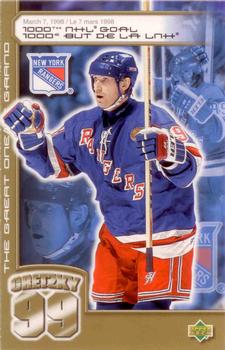 Wayne Gretzky Hockey Card 1999-00 Kraft Dinner The Great One #3 Wayne Gretzky