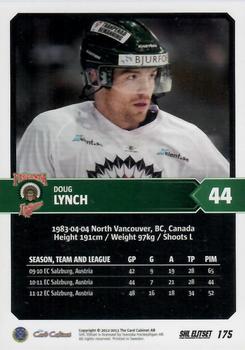 2012-13 SHL Elitset #175 Doug Lynch Back