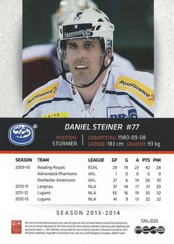 2013-14 PCAS Swiss National League #SNL-020 Daniel Steiner Back