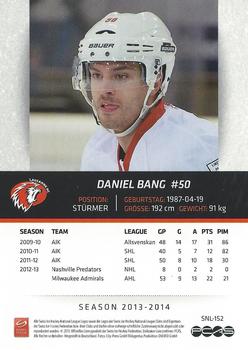 2013-14 PCAS Swiss National League #SNL-152 Daniel Bang Back