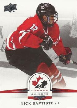 2014 Upper Deck Team Canada Juniors #8 Nick Baptiste Front