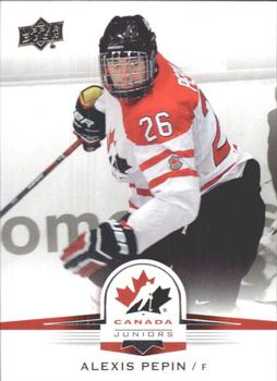 2014 Upper Deck Team Canada Juniors #6 Alexis Pepin Front