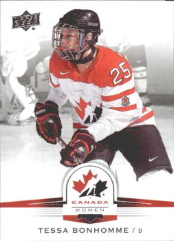 2014 Upper Deck Team Canada Juniors #65 Tessa Bonhomme Front