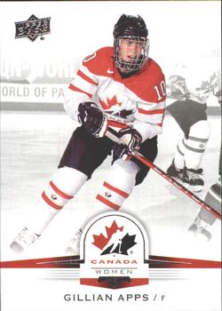 2014 Upper Deck Team Canada Juniors #69 Gillian Apps Front