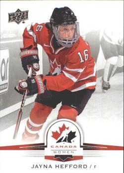 2014 Upper Deck Team Canada Juniors #72 Jayna Hefford Front