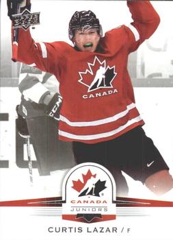 2014 Upper Deck Team Canada Juniors #90 Curtis Lazar Front