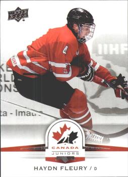 2014 Upper Deck Team Canada Juniors #115 Haydn Fleury Front