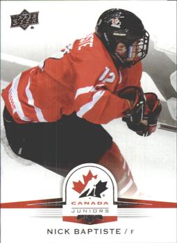 2014 Upper Deck Team Canada Juniors #123 Nick Baptiste Front