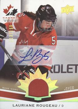 2014 Upper Deck Team Canada Juniors - Patch Autographs #199 Lauriane Rougeau Front
