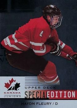 2014 Upper Deck Team Canada Juniors - Special Edition #SE-17 Haydn Fleury Front