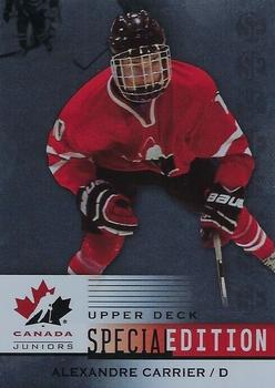 2014 Upper Deck Team Canada Juniors - Special Edition #SE-24 Alexandre Carrier Front