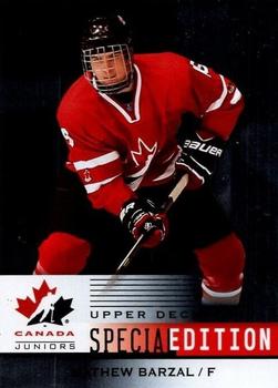 2014 Upper Deck Team Canada Juniors - Special Edition #SE-38 Mathew Barzal Front