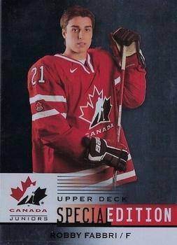 2014 Upper Deck Team Canada Juniors - Special Edition #SE-47 Robby Fabbri Front